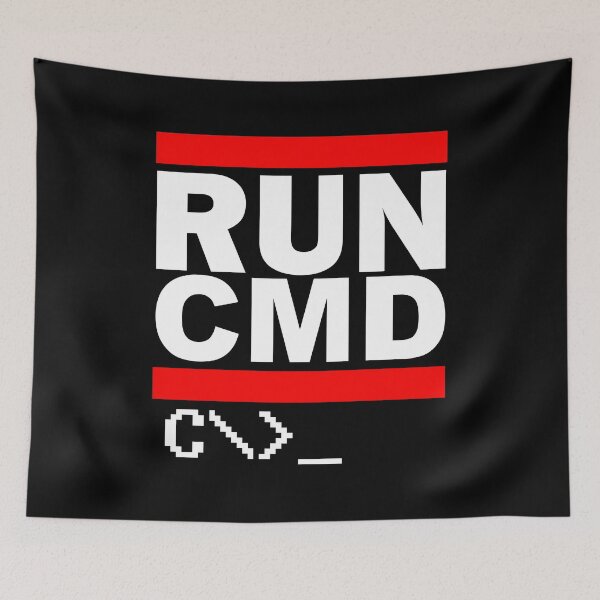 Item preview, RUN CMD (White) designed and sold by TheLastStand.