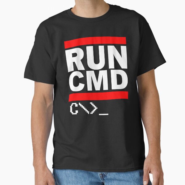 Item preview, RUN CMD (White) designed and sold by TheLastStand.