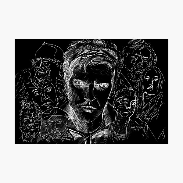 Item preview, David - Dark prints designed and sold by Luke Tomlinson Artwork.