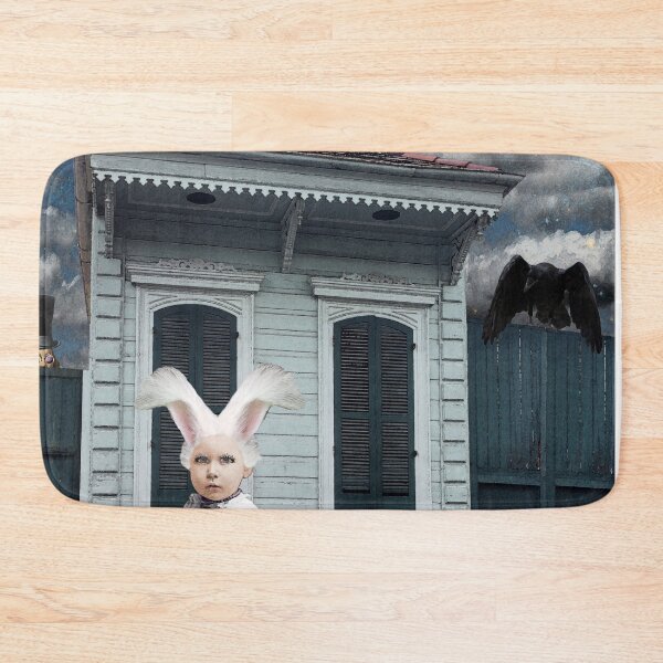 Item preview, White Rabbit of the French Quarter designed and sold by Loveday Funck.