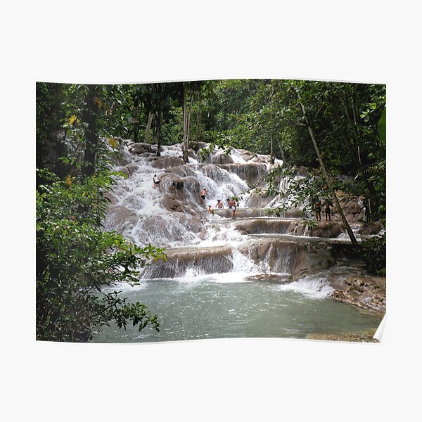 Dunns River Falls, Jamaca Poster