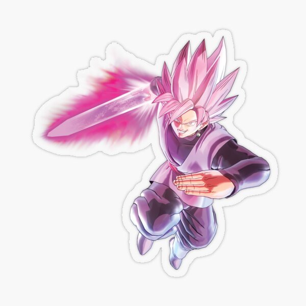 Goku Black Super Rose Power Sticker for Sale by CharlesMulder