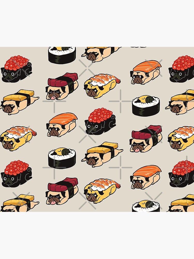 Sushi Pug by Huebucket