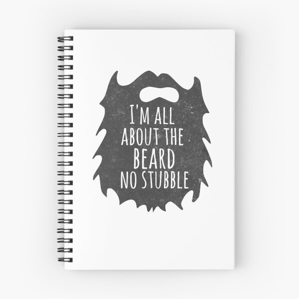 Item preview,  I'm all about the beard, no stubble! funny beard quote  designed and sold by FreckledBliss.