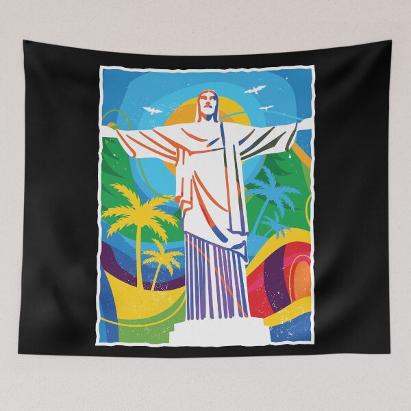 Item preview, Cristo Redentor illustration. designed and sold by emphatic.