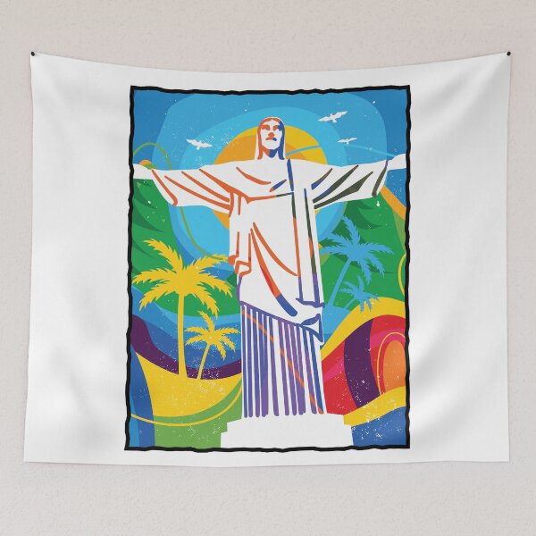 Item preview, Cristo Redentor illustration. designed and sold by emphatic.