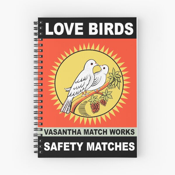 Item preview, The Love Birds Vintage Matchbox designed and sold by rogue-design.