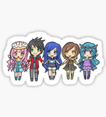 Itsfunneh Stickers Redbubble - itsfunneh roblox bloxburg