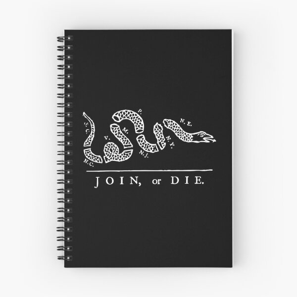 Item preview, Join, or Die. (White) designed and sold by TheLastStand.