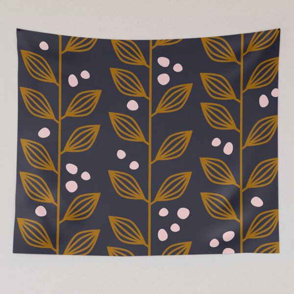 Item preview, Chevron Leaves and Berries designed and sold by inkblotcreative.