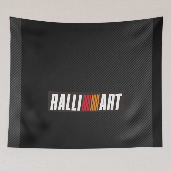 Item preview, RALLIART Carbon Fiber – Mitsubishi Racing Division, JDM Motorsport Design, Carbon Fiber Style Art designed and sold by Road To Track.