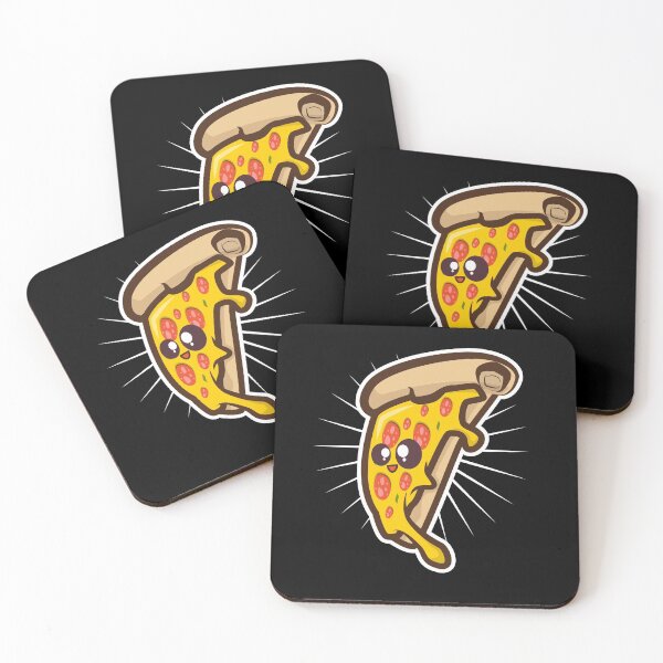 Item preview, Cute Kawaii Style Pizza Lover Gift Art Illustration designed and sold by Whynot123.