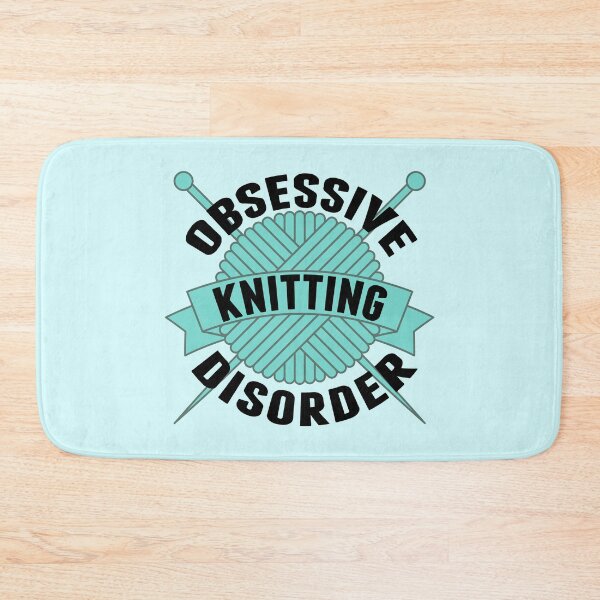 Item preview, Cute Obsessive Knitting Disorder designed and sold by Epic Love Designs.