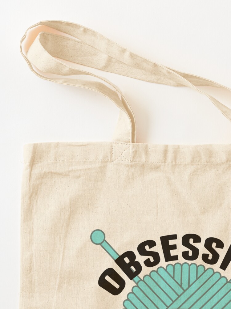 Cute Obsessive Knitting Disorder Tote Bag for Sale by