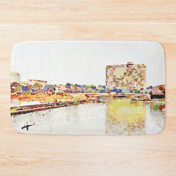 Item preview, Roma EUR: buildings on the lake with canoe designed and sold by Giuseppe Cocco.