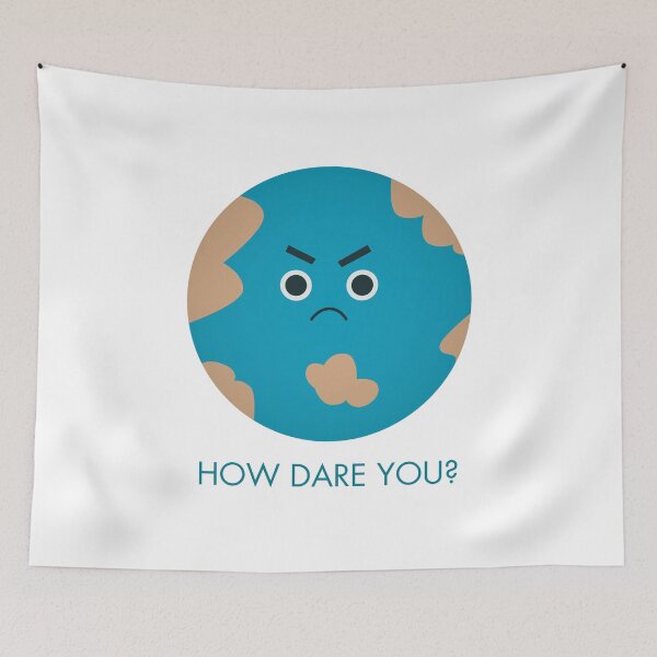 Item preview, How Dare You | Greta Thunberg designed and sold by Amir Abou-Roumié.
