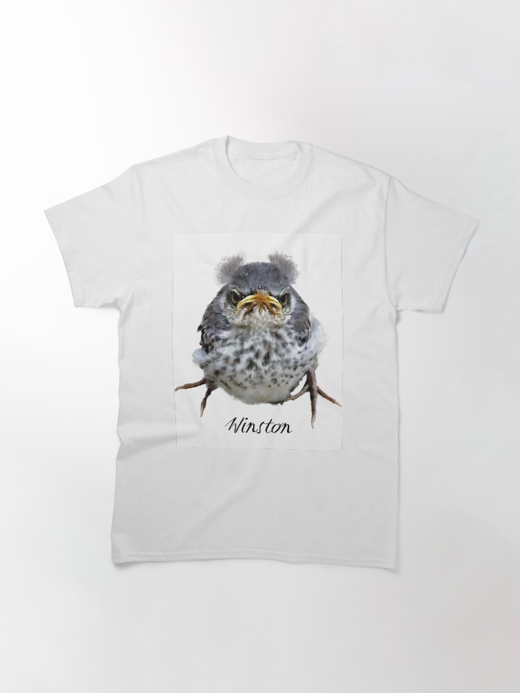 Thumbnail 2 of 7, Classic T-Shirt, Winston - the Original Angry Bird designed and sold by Warren Paul Harris.