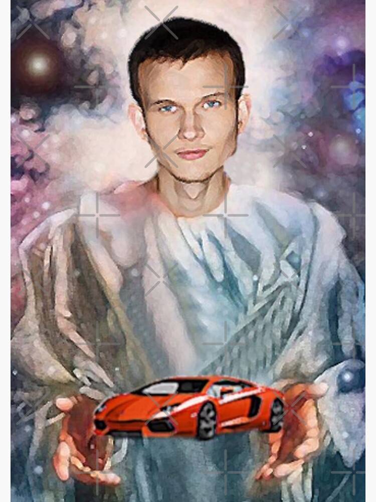 Thumbnail 3 of 3, Journal, Heavenly Vitalik Buterin designed and sold by TheLastStand.