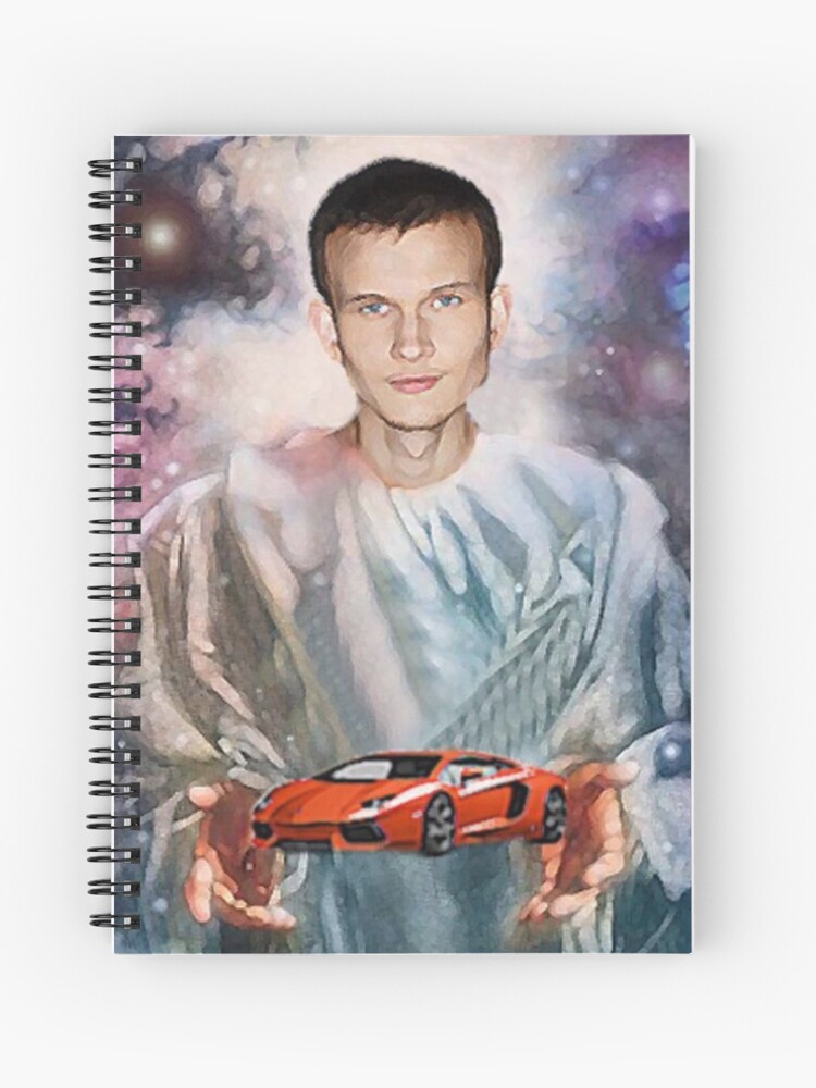 Thumbnail 1 of 3, Journal, Heavenly Vitalik Buterin designed and sold by TheLastStand.