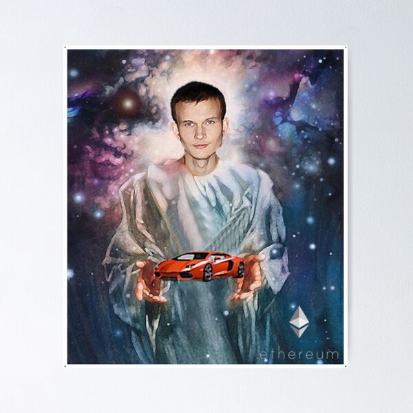 Item preview, Heavenly Vitalik Buterin designed and sold by TheLastStand.