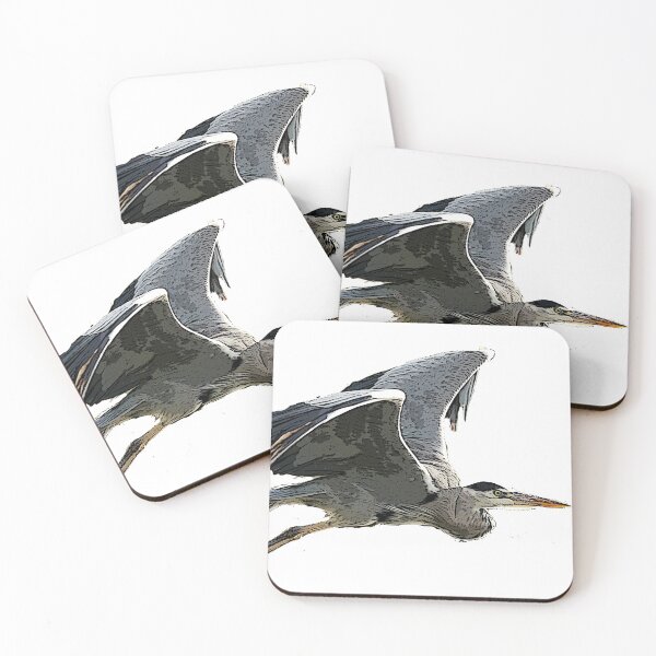 Item preview, Heron In Flight designed and sold by designbywhacky.