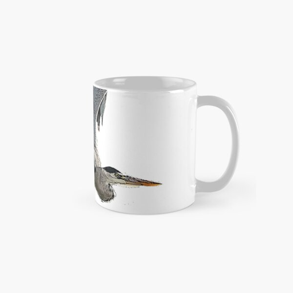 Heron In Flight Classic Mug