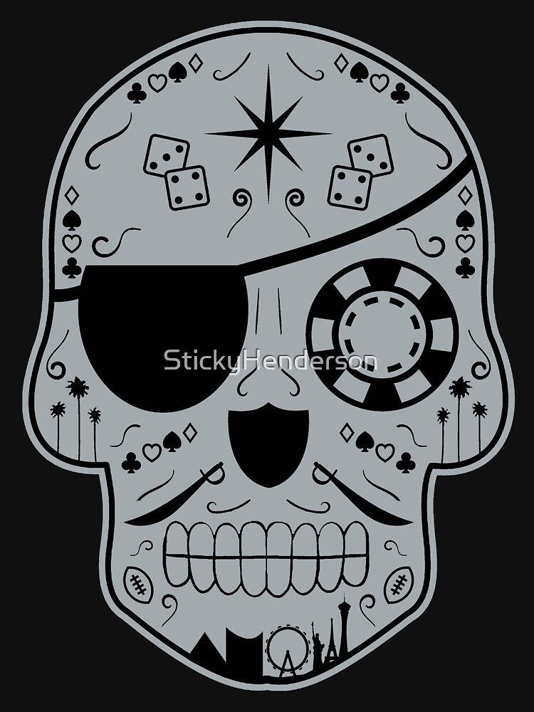 Oakland Sugar Skull Essential T-Shirt for Sale by StickyHenderson
