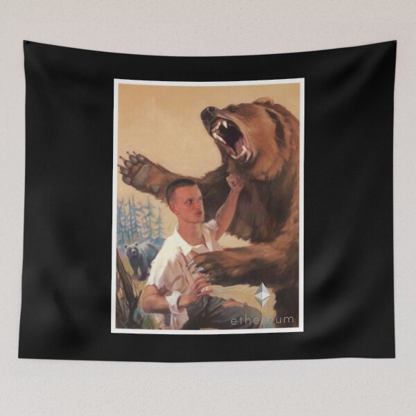 Item preview, Vitalik Punching Bear designed and sold by TheLastStand.