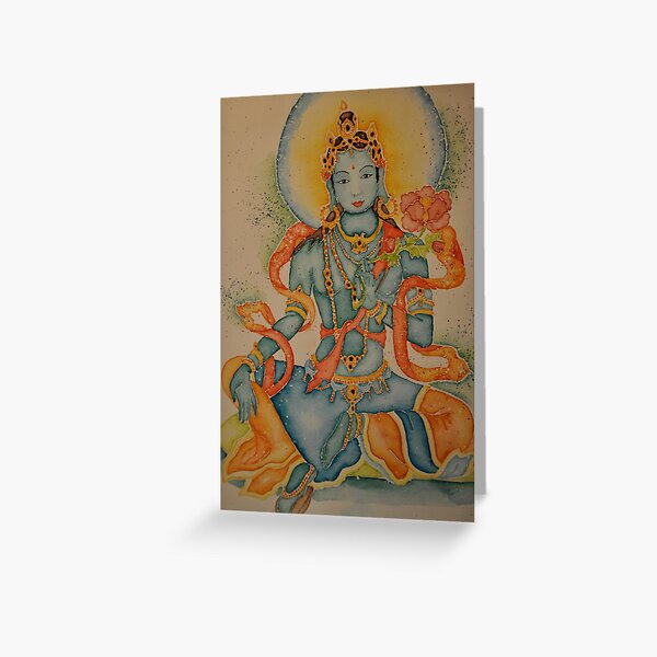Item preview, Green Tara: Goddess of Compassion designed and sold by Sophie Jane Mortimer.