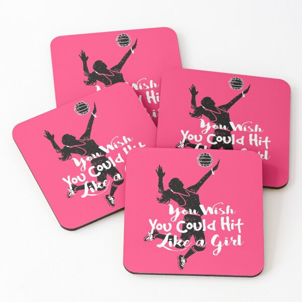 Item preview, Hit Like a Girl Volleyball designed and sold by MudgeStudios.