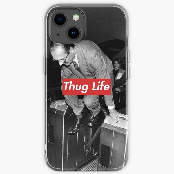 Jacques Chirac Thug Life Coque souple iPhone