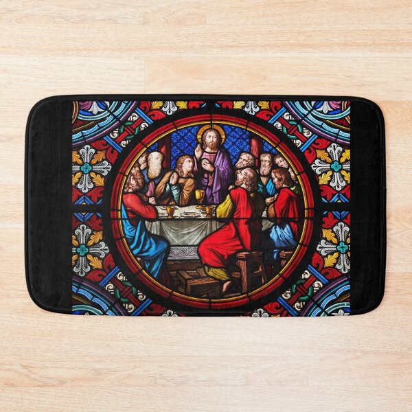 Item preview, Stained Glass Jesus and The Twelve Passover Feast Design   designed and sold by trueblue0036.