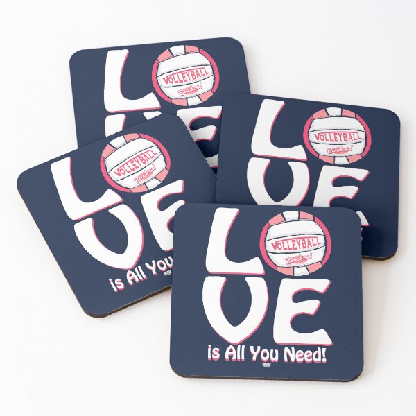 Item preview, Pink Volleyball Love is All You Need designed and sold by MudgeStudios.