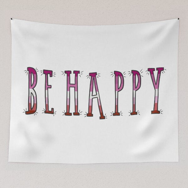 Item preview, Be Happy – Lesbian designed and sold by AlexVR.