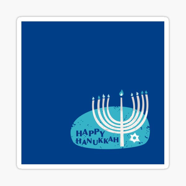 Happy Hanukkah! Sticker