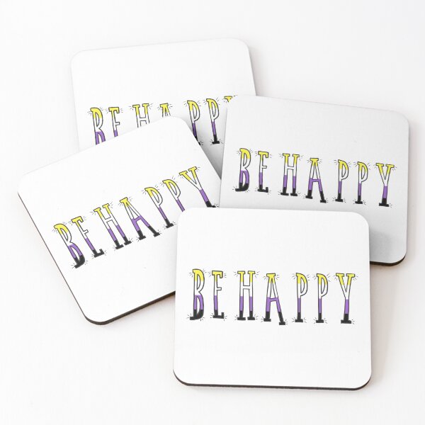 Item preview, Be Happy – Nonbinary designed and sold by AlexVR.