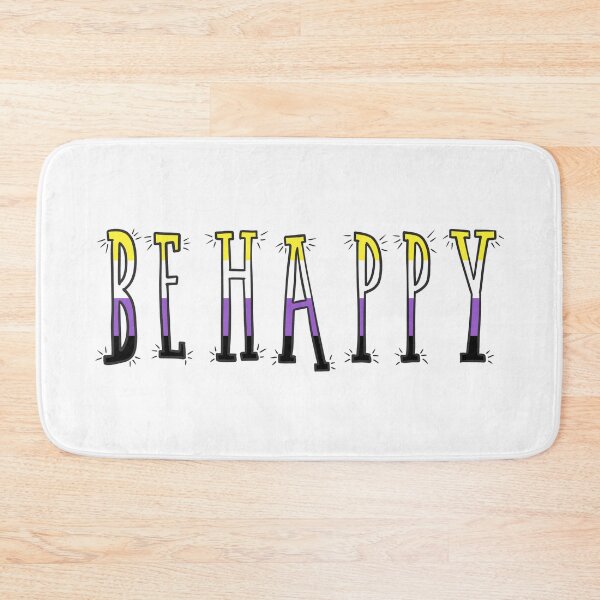 Item preview, Be Happy – Nonbinary designed and sold by AlexVR.