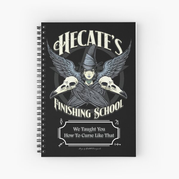 Hecate's Finishing School Spiral Notebook