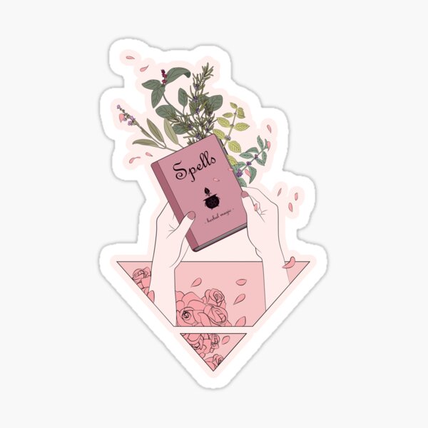 Crafty Witch: Spell Book Sticker