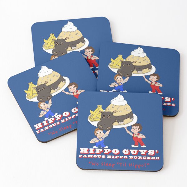 Item preview, Hippo Guys' Famous Hippo Burgers Blue designed and sold by BTPComics.