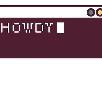 Artwork thumbnail, Howdy Command-Line Interface by Kara Laughbaum
