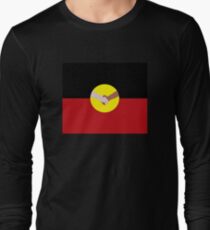 Reconciliation - Aboriginal Flag Long Sleeve T-Shirt