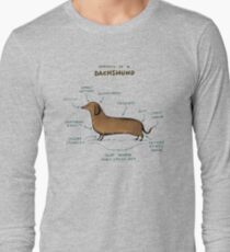 Anatomy of a Dachshund Long Sleeve T-Shirt