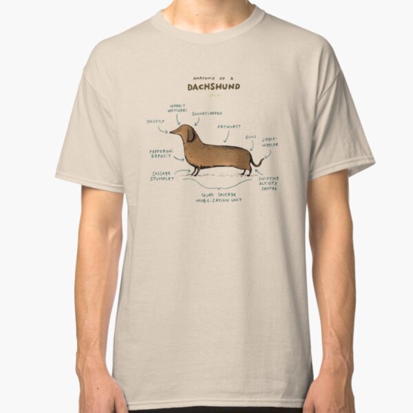 Anatomy of a Dachshund Classic T-Shirt