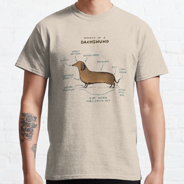 Anatomy of a Dachshund Classic T-Shirt
