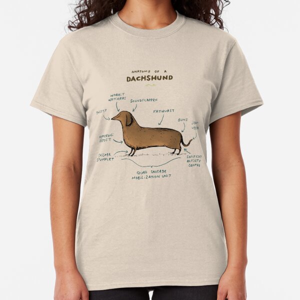 Anatomy of a Dachshund Classic T-Shirt