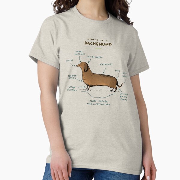 Item preview, Anatomy of a Dachshund designed and sold by SophieCorrigan.