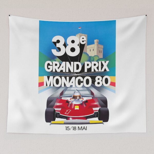 Item preview,  1980 Monaco Grand Prix Racing Poster designed and sold by retrographics.