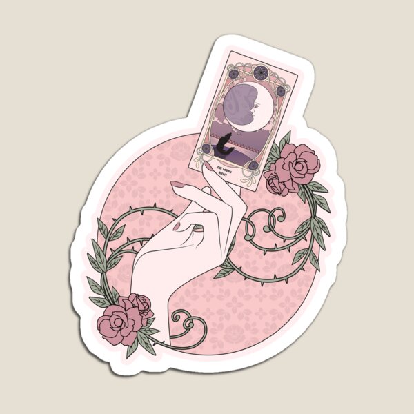 Crafty Witch: Tarot Card Magnet