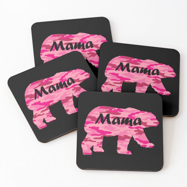 Item preview, Pink Camouflage Mama Bear  designed and sold by Atteestude.
